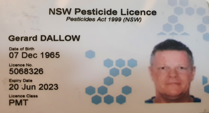Pest Control Licence